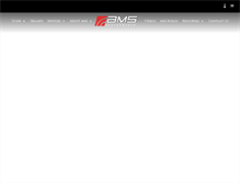 Tablet Screenshot of amsperformance.com